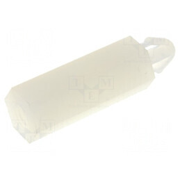 Distanțier PCB poliamidă 15mm naturală Cheie 5,5mm | Electronic-mag.ro | Componente Electronice