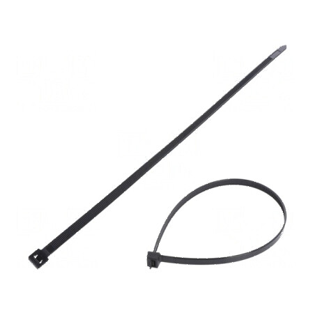 Colier de strângere poliamidă 350mm 7,6mm 533N negru | Electronic-mag.ro | Componente Electronice