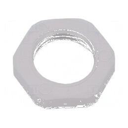 Piuliță PG9 poliamidă 6,8mm Cheie 22mm gri -40÷100°C | Electronic-mag.ro | Componente Electronice