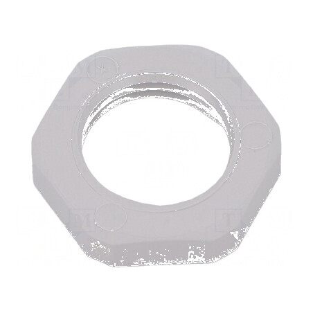 Piuliță PG9 poliamidă 6,8mm Cheie 22mm gri -40÷100°C | Electronic-mag.ro | Componente Electronice