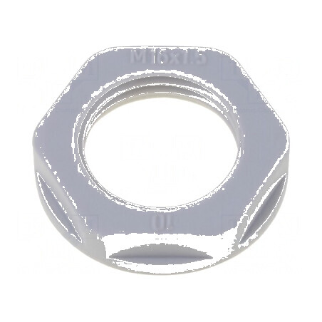 Piuliță M20 poliamidă 26mm gri -40÷100°C filet metric | Electronic-mag.ro | Componente Electronice