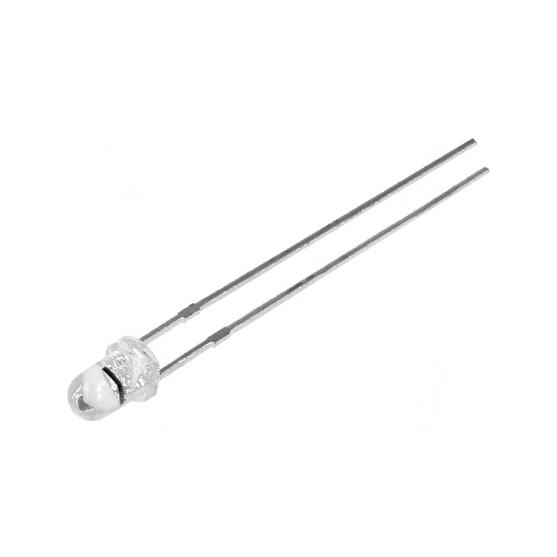 Fotodiodă IR PIN 3mm THT 940nm 400-1100nm 40° 10nA | Electronic-mag.ro | Componente Electronice