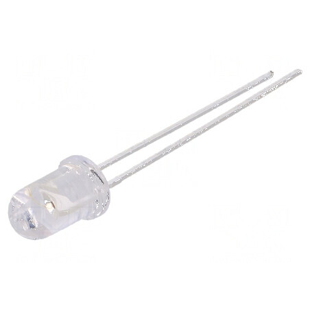 LED 5mm roșie 1000-1600mcd 60° convex | Electronic-mag.ro | Componente Electronice