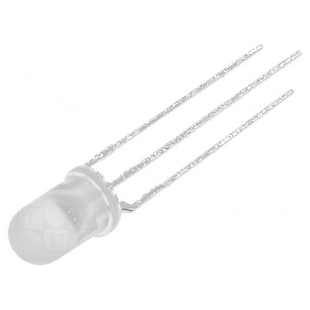 LED 5mm galben/verde 60° convex, Nr. term: 3 | Electronic-mag.ro | Componente Electronice