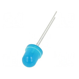 LED albastru 8mm 780mcd 60° convex | Electronic-mag.ro | Componente Electronice