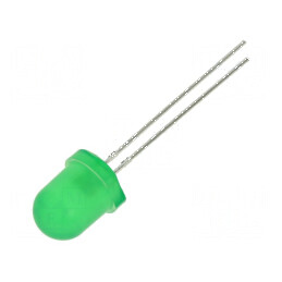 LED Verde 8mm 5000mcd 60° Convex | Electronic-mag.ro | Componente Electronice
