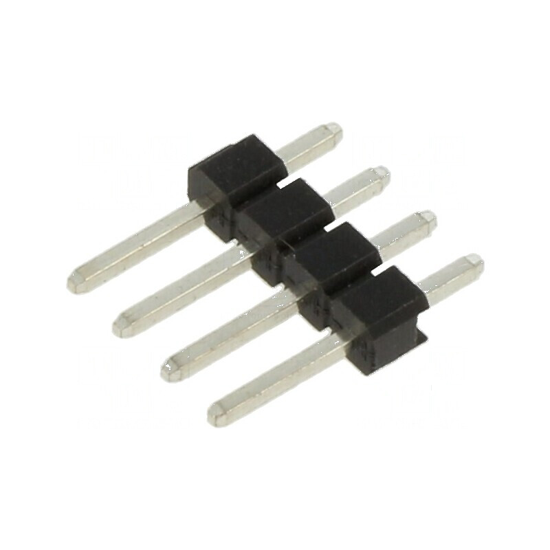 Conector şiruri pini tată 2,54mm 4 PIN THT drept | Electronic-mag.ro | Componente Electronice Conector şiruri pini tată 2,54mm 4 PIN THT drept | Electronic-mag.ro | Componente Electronice