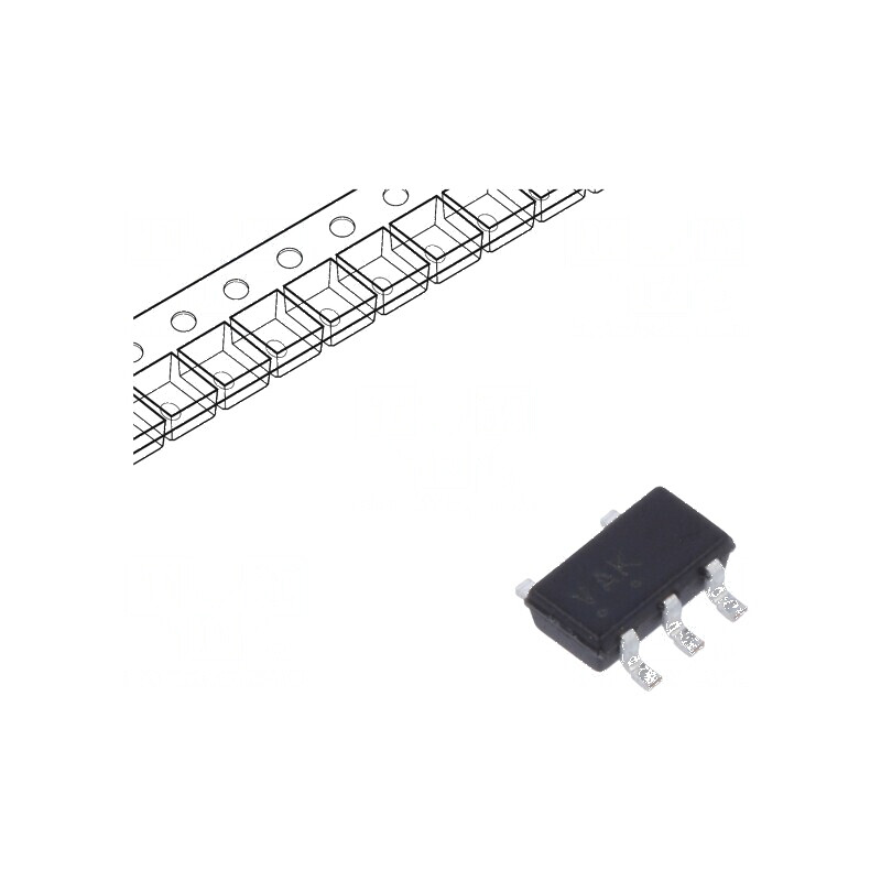 CI digital NOT SMD TSOP5 1 IN 1 CMOS 2-5.5VDC -55-125°C | Electronic-mag.ro | Componente Electronice
