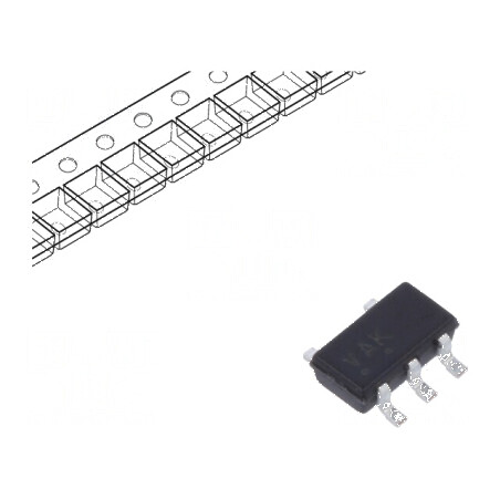 CI digital NOT SMD TSOP5 1 IN 1 CMOS 2-5.5VDC -55-125°C | Electronic-mag.ro | Componente Electronice
