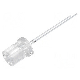 LED 8mm galben 220-300mcd 120° concav | Electronic-mag.ro | Componente Electronice