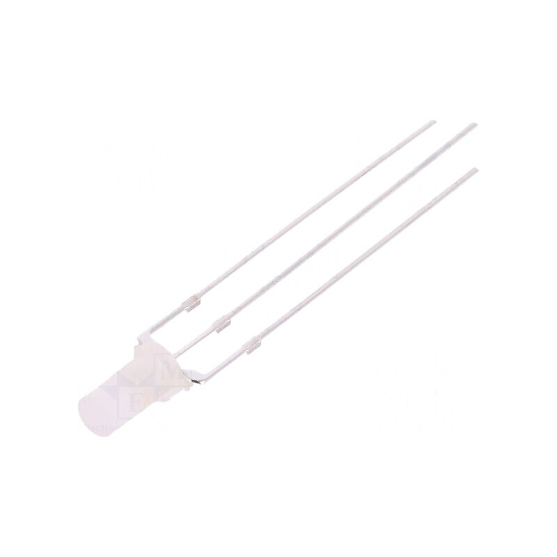 LED 3mm galben/galben verde 140° plat rotund | Electronic-mag.ro | Componente Electronice