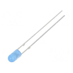 LED 3mm Albastru Convex 220-330mcd 30° | Electronic-mag.ro | Componente Electronice