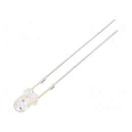LED 3mm albastru 500-750mcd 70° convex | Electronic-mag.ro | Componente Electronice