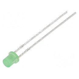 LED 3mm verde 220-330mcd 140° plat, nr. term: 2 | Electronic-mag.ro | Componente Electronice