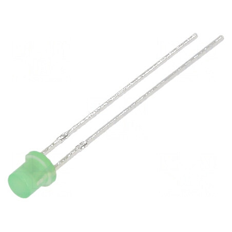 LED 3mm verde 220-330mcd 140° plat, nr. term: 2 | Electronic-mag.ro | Componente Electronice