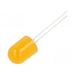 LED portocalie 10mm 220-330mcd 30° plat 78mW | Electronic-mag.ro | Componente Electronice