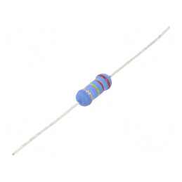 Rezistor metal oxide 220kΩ 2W ±5% Ø5x12mm | Electronic-mag.ro | Componente Electronice