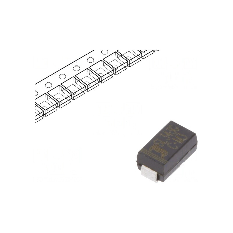 Diodă Schottky SMD 40V 3A SMA pentru redresoare - rolă bandă | Electronic-mag.ro | Componente Electronice