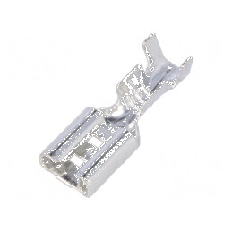 Terminal plat 4,8mm mamă pentru cablu 0,5÷1mm2 crimpat | Electronic-mag.ro | Componente Electronice