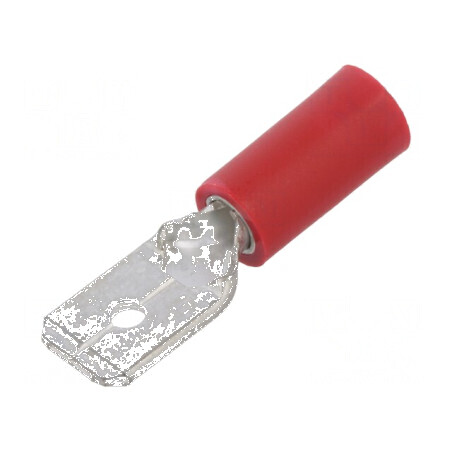 Terminal plat 6,3mm tată pentru cablu 0,5÷1,5mm2 crimpat | Electronic-mag.ro | Componente Electronice