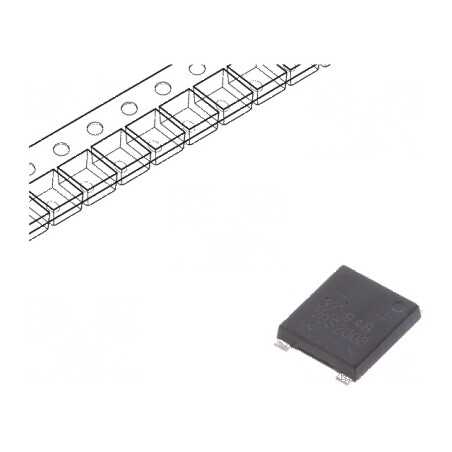 Punte redresoare monofazat 800V 2A 75A YBS SMT | Electronic-mag.ro | Componente Electronice