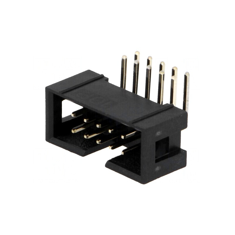 Conector IDC soclu tată 10 PIN unghi 90° THT aurit 2,54mm | Electronic-mag.ro | Componente Electronice Conector IDC soclu tată 10 PIN unghi 90° THT aurit 2,54mm | Electronic-mag.ro | Componente Electronice