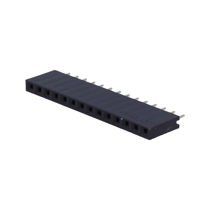 Conector şiruri pini soclu mamă 14 pini 2,54mm THT 1x14 | Electronic-mag.ro | Componente Electronice