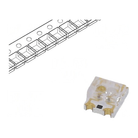LED SMD PLCC4 3x2,5x1,5mm roşie/galben-verde 60° 20mA | Electronic-mag.ro | Componente Electronice