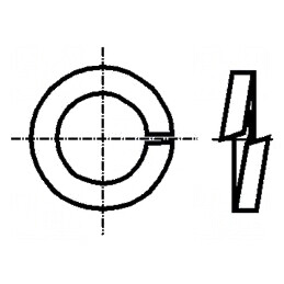 Şaibă elastică M4 D7,6mm h0,9mm bronz pentru arcuri | Electronic-mag.ro | Componente Electronice