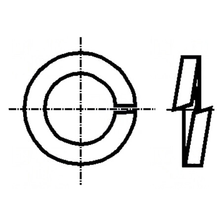 Şaibă elastică M4 D7,6mm h0,9mm bronz pentru arcuri | Electronic-mag.ro | Componente Electronice