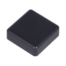 Tastă pătrată neagră 12x12 mm | Electronic-mag.ro | Componente Electronice