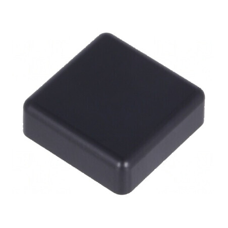 Tastă pătrată neagră 12x12 mm | Electronic-mag.ro | Componente Electronice