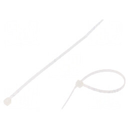 Colier de strângere poliamidă 300mm 7,6mm 540N naturală | Electronic-mag.ro | Componente Electronice