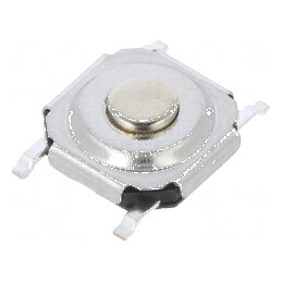 Microîntrerupător TACT Poz: 2 0,05A/12VDC SMT 5,2x5,2mm | Electronic-mag.ro | Componente Electronice