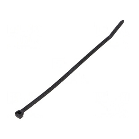 Colier de strângere poliamidă 80N negru 163mm x 2,4mm | Electronic-mag.ro | Componente Electronice