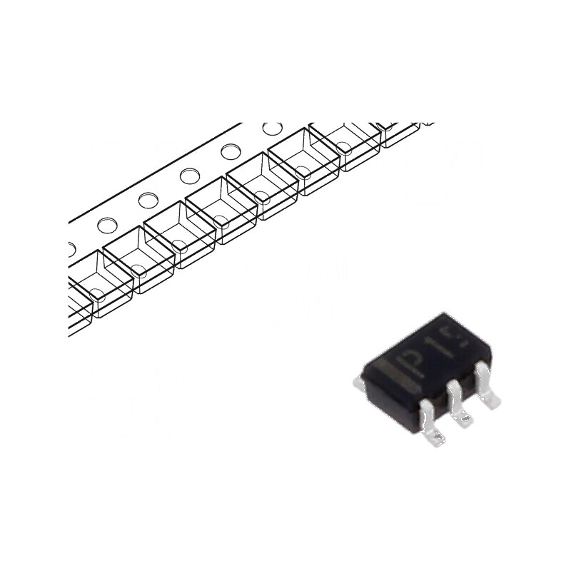 Diodă SMD 80V 25mA 4ns SOT353 Ufmax 0,9V 150mW | Electronic-mag.ro | Componente Electronice