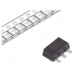 Tranzistor NPN bipolar 80V 1A 1W SOT89 | Electronic-mag.ro | Componente Electronice