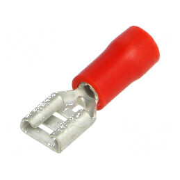 Terminal plat 5,2mm 0,8mm mamă pentru cablu 0,25÷1,5mm2 crimpat | Electronic-mag.ro | Componente Electronice