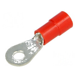 Vârf inelar M3 Ø 3,15mm pentru cablu izolată 0,25-1,5mm² crimpat | Electronic-mag.ro | Componente Electronice