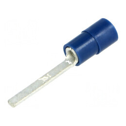 Vârf plat 2,8mm crimpat pe cablu 1,5÷2,5mm² izolată albastră | Electronic-mag.ro | Componente Electronice