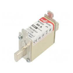 Siguranță aR 80A 690VAC 440VDC NH000 argintie | Electronic-mag.ro | Componente Electronice