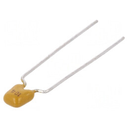 Condensator ceramic MLCC 100nF 100V X7R ±10% THT 5mm | Electronic-mag.ro | Componente Electronice