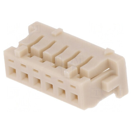 Conector cablu-placă DF13 1,25mm 6 PIN mamă | Electronic-mag.ro | Componente Electronice