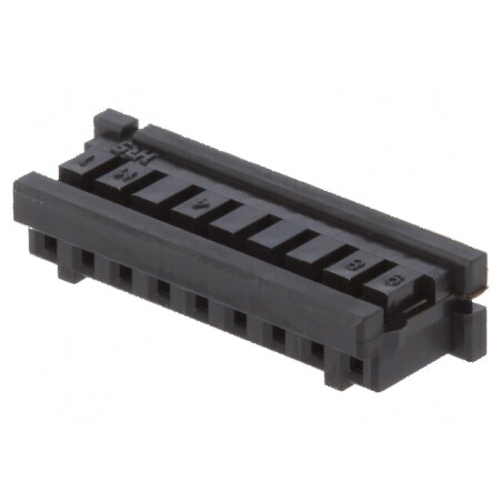 Conector cablu-cablu/PCB mufe mamă PIN 9 DF3 Pas 2mm drept | Electronic-mag.ro | Componente Electronice