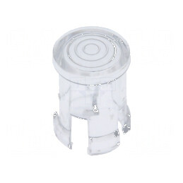 Lentilă LED rotundă 5mm policarbonat transparent UL94V-2 | Electronic-mag.ro | Componente Electronice