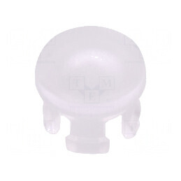Lentilă LED rotundă convexă cu orificiu de montare 4,6mm | Electronic-mag.ro | Componente Electronice