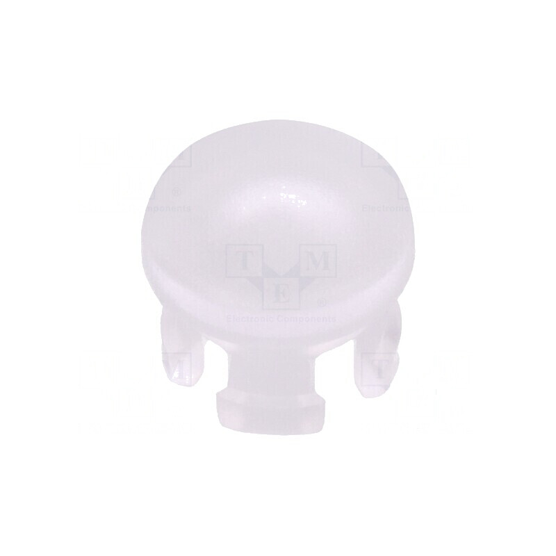 Lentilă LED rotundă convexă cu orificiu de montare 4,6mm | Electronic-mag.ro | Componente Electronice
