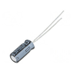 Condensator electrolitic low ESR THT 150uF 6,3V Ø5x11mm | Electronic-mag.ro | Componente Electronice
