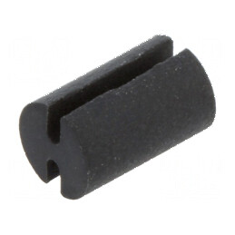 Bucșă de distanțare LED 3,7mm neagră | Electronic-mag.ro | Componente Electronice