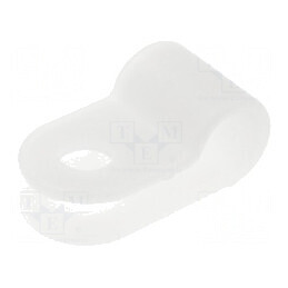 Clipsuri tip P pentru cabluri, Ø buclă 5mm, poliamidă | Electronic-mag.ro | Componente Electronice
